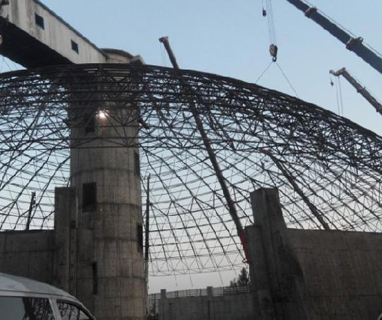 江西网架分条或分块安装法