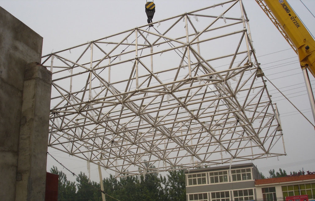 江西不锈钢门头网架安装