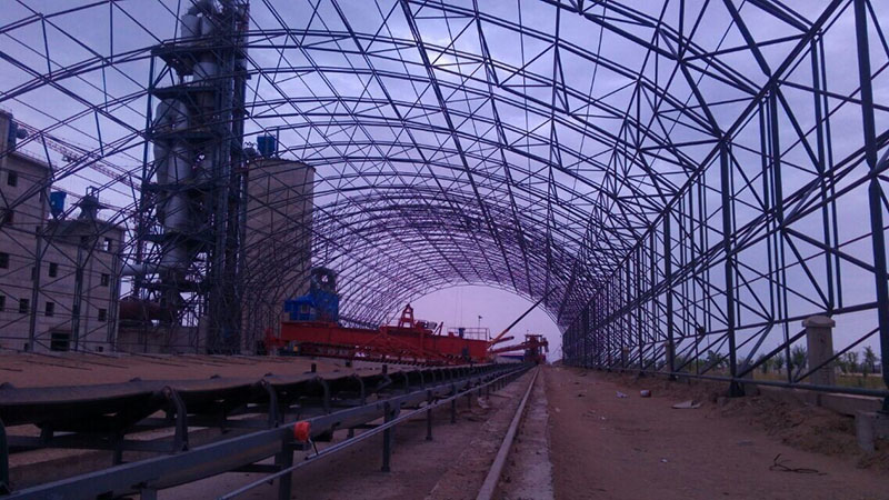 江西煤棚网架安装