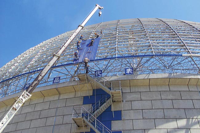 江西发电厂球形网架